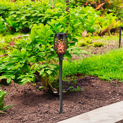 FAROL ANTORCHA SOLAR LED PARA JARDIN 40CM LH-3238