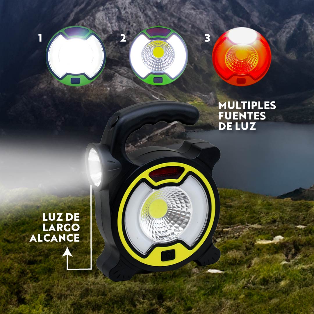 LINTERNA CIRCULAR SOLAR RECARGABLE TJ-329A LH-3204
