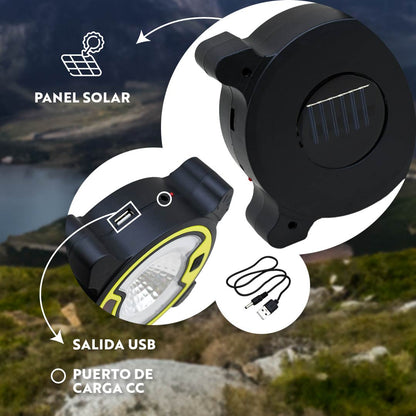 LINTERNA CIRCULAR SOLAR RECARGABLE TJ-329A LH-3204