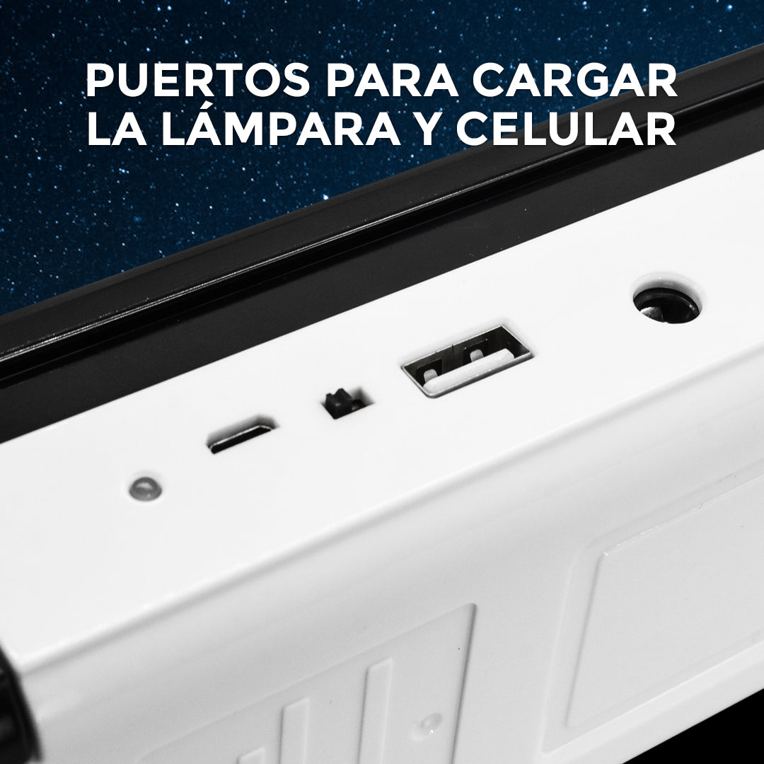 LAMPARA EMERGENCIA 38 LED MAS TUBO LH-3201