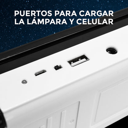 LAMPARA EMERGENCIA 38 LED MAS TUBO LH-3201