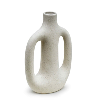 FLORERO DOBLE AZA 23CM COLOR ARENA LH-3718