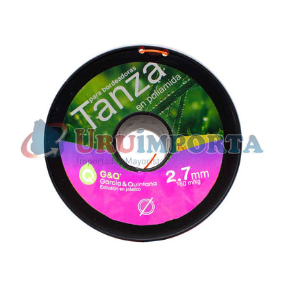 TANZA BORDEADORA REDONDA 2.7MM 150M URU 11018
