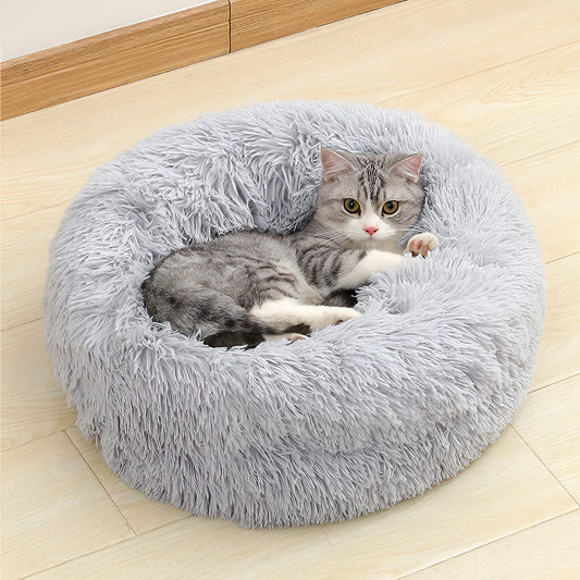 CAMA 40CM PARA MASCOTA PELUDA TIPO PUFF LH-3372