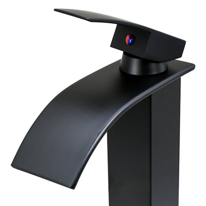 CANILLA NEGRA ALTA PARA LAVATORIO ITALOMIX LH-3320