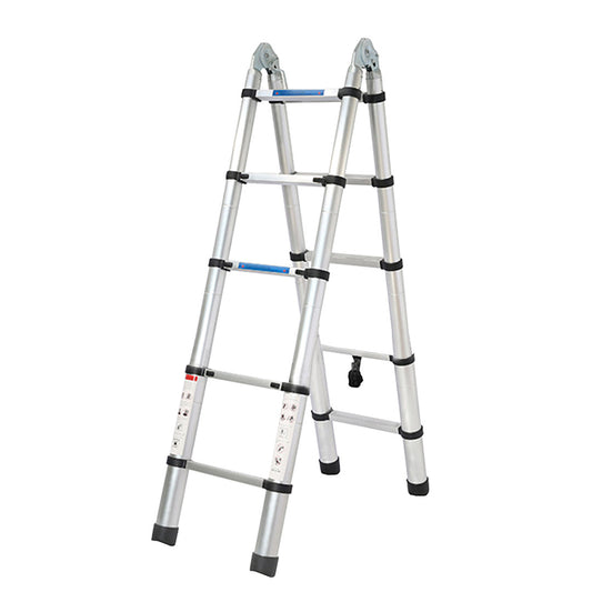 ESCALERA 5 ESCALONES DOBLE TELESCOPICA LH-3462