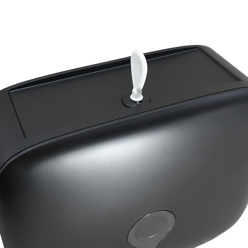 PORTA TOALLITAS  PLASTICO NEGRO LH-3792