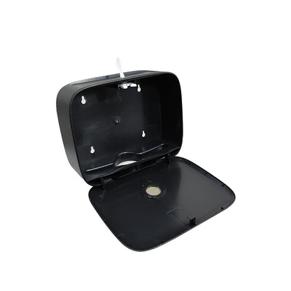 PORTA TOALLITAS  PLASTICO NEGRO LH-3792