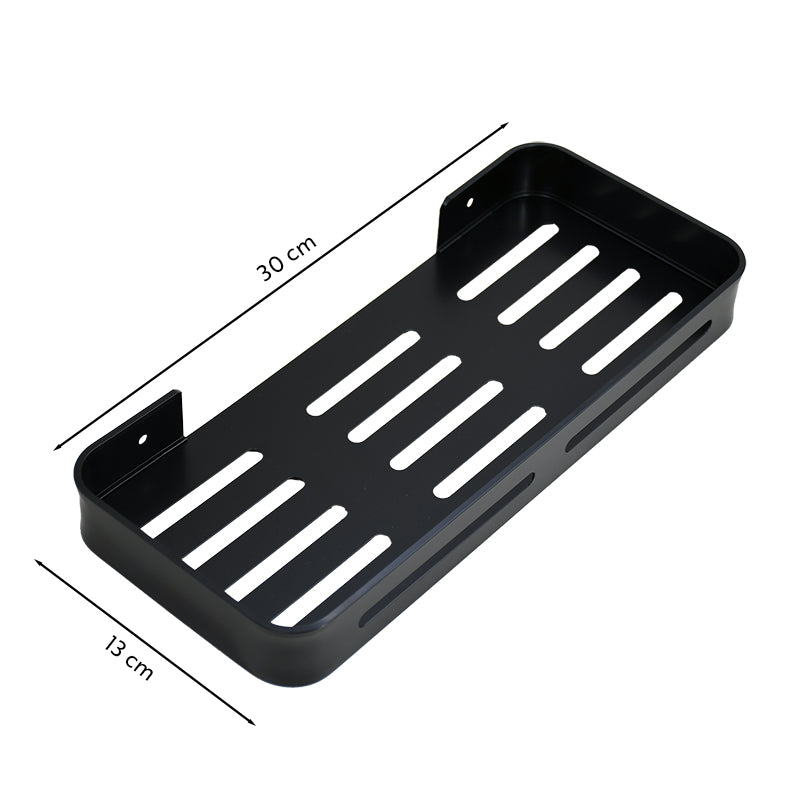 REPISA PARA DUCHA ALUMINIO NEGRO 30X13CM H-3274