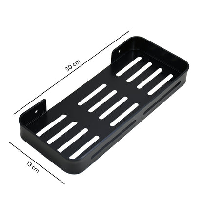 REPISA PARA DUCHA ALUMINIO NEGRO 30X13CM H-3274