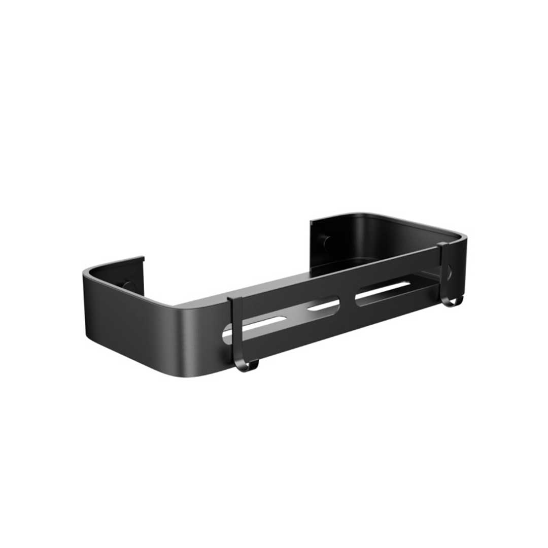 REPISA PARA DUCHA ALUMINIO NEGRO 30X13CM H-3274