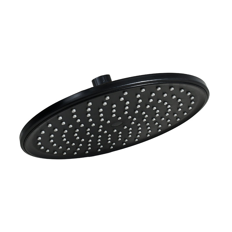 ROSETA REDONDA 23CM NEGRA PARA DUCHA LH-3296