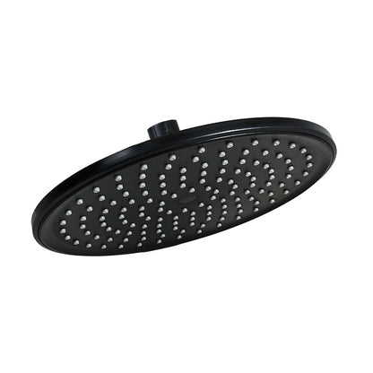 ROSETA REDONDA 23CM NEGRA PARA DUCHA LH-3296