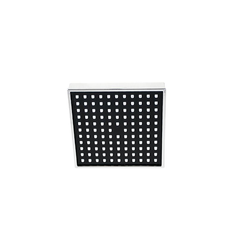ROSETA CUADRADA 10CM CROMADA PARA DUCHA LH-3305