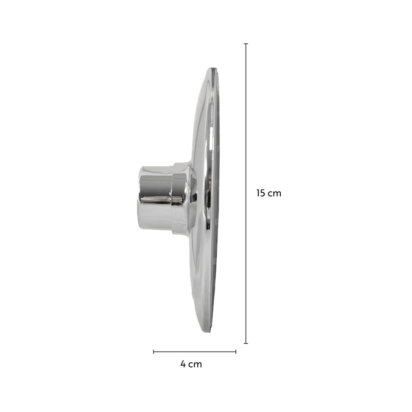 ROSETA REDONDA 15CM CROMADA PARA DUCHA LH-3303