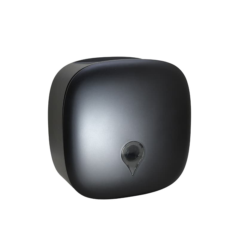 PORTA ROLLO PLASTICO NEGRO PAPEL HIGIENICO LH3789