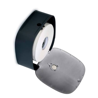 PORTA ROLLO PLASTICO NEGRO PAPEL HIGIENICO LH3789