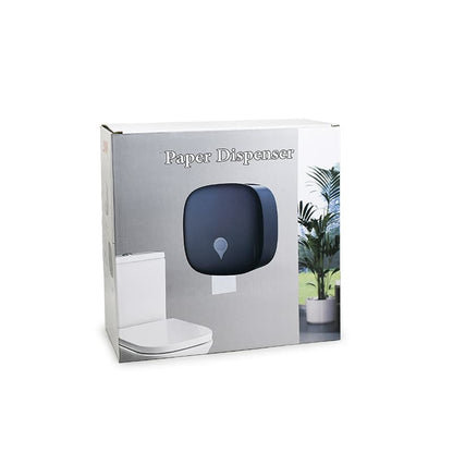 PORTA ROLLO PLASTICO NEGRO PAPEL HIGIENICO LH3789