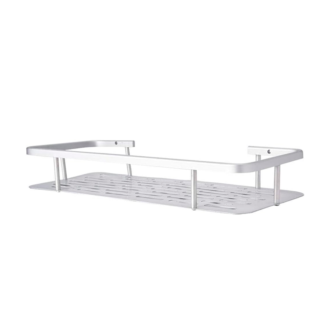 REPISA PARA DUCHA ALUMINIO PLATEADO 30X13CM H-3271