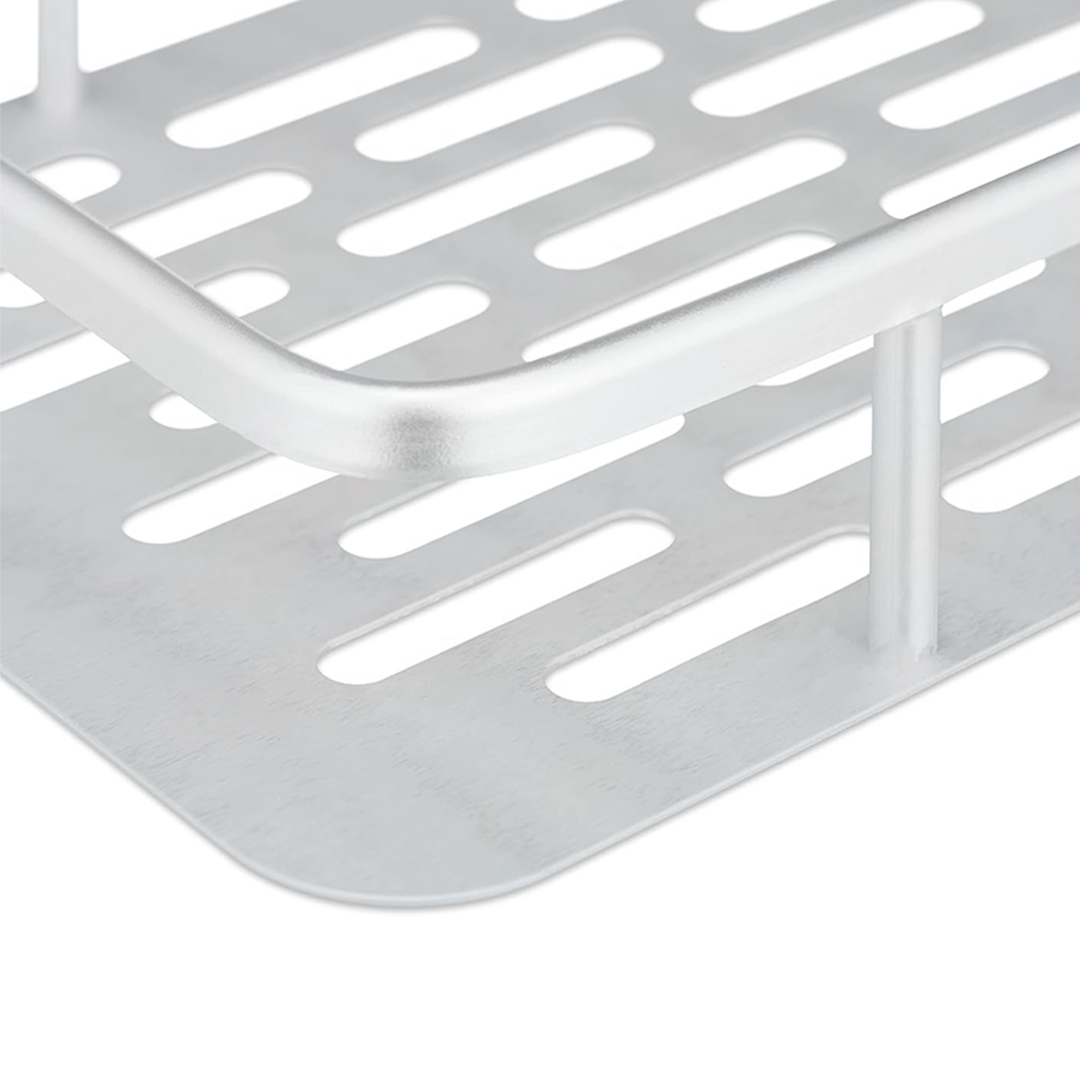 REPISA PARA DUCHA ALUMINIO PLATEADO 30X13CM H-3271