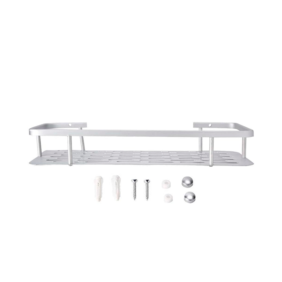 REPISA PARA DUCHA ALUMINIO PLATEADO 30X13CM H-3271