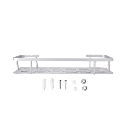 REPISA PARA DUCHA ALUMINIO PLATEADO 30X13CM H-3271