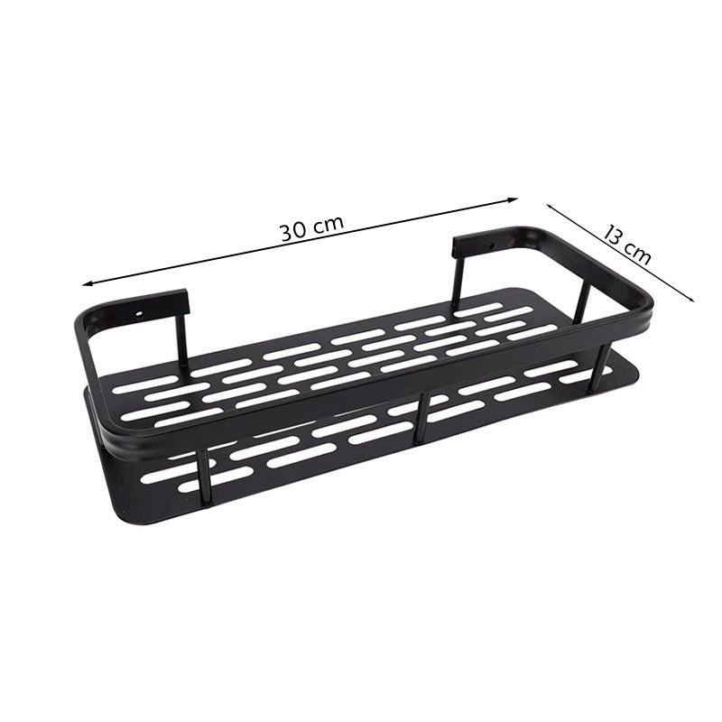 REPISA PARA DUCHA CALADO NEGRO 30X13CM H-3272
