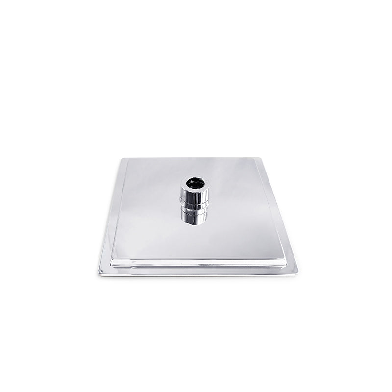 ROSETA CUADRADA 23CM CROMADA PARA DUCHA LH-3298