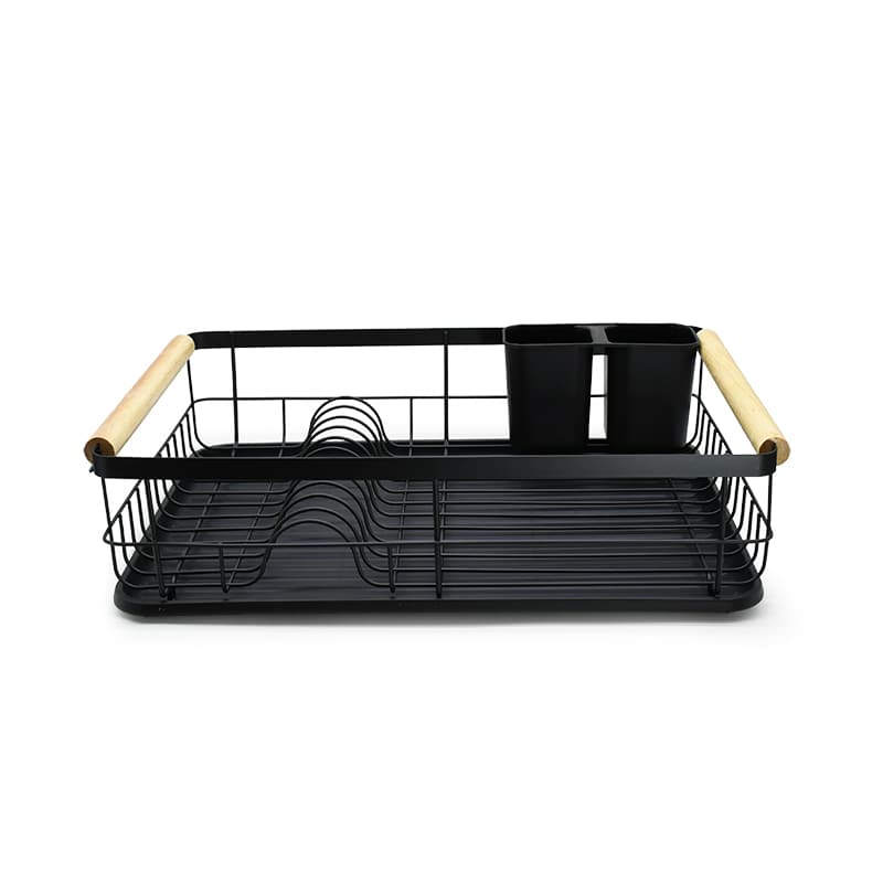 ESCURRIDOR PARA PLATOS METALICO NEGRO LH-3679