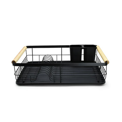 ESCURRIDOR PARA PLATOS METALICO NEGRO LH-3679