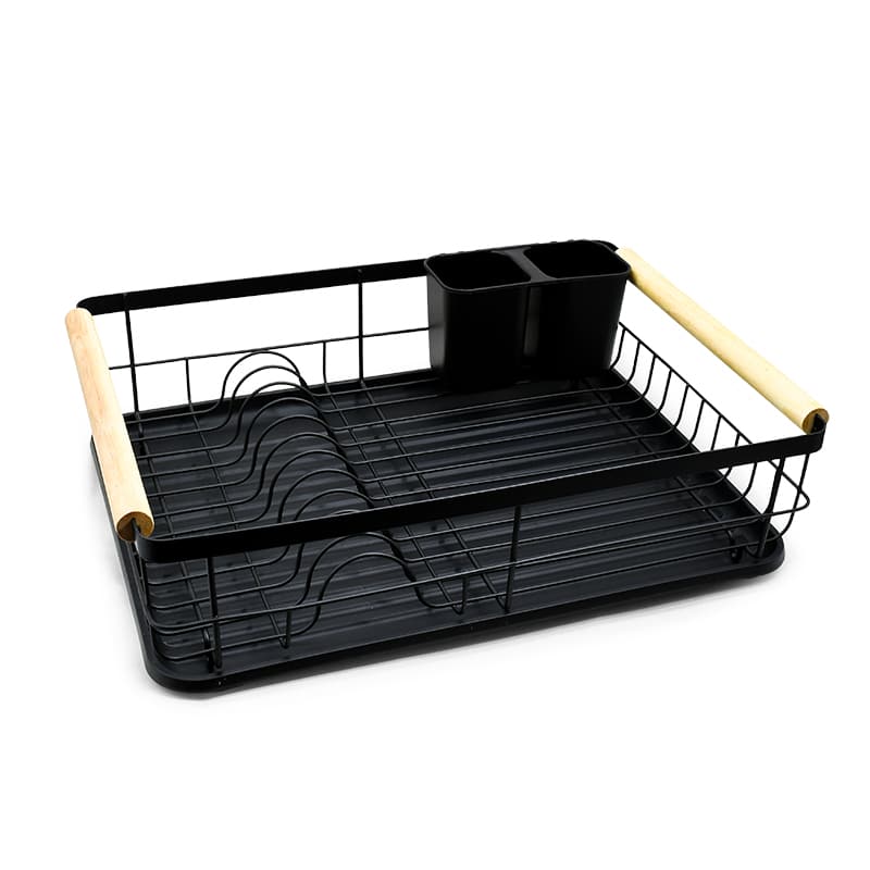 ESCURRIDOR PARA PLATOS METALICO NEGRO LH-3679