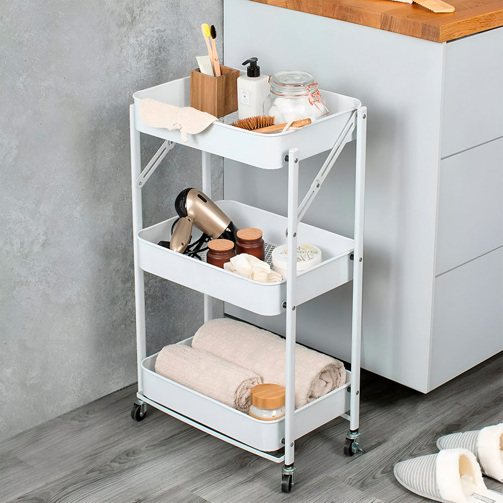 ORGANIZADOR 3 NIVELES PLEGABLE COLOR BLANCO LH3708