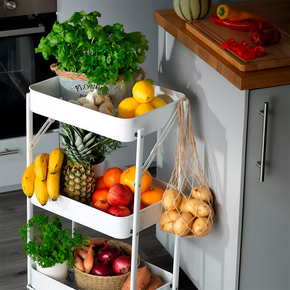 ORGANIZADOR 3 NIVELES PLEGABLE COLOR BLANCO LH3708