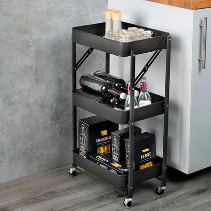 ORGANIZADOR 3 NIVELES PLEGABLE COLOR NEGRO LH-3709