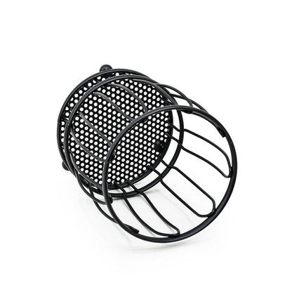 CUBIERTERO ESCURRIDOR CIRCULAR 11CM NEGRO LH-3661