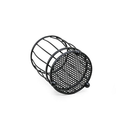 CUBIERTERO ESCURRIDOR CIRCULAR 10CM NEGRO LH-3660