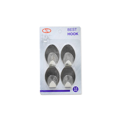 COLGADOR 4PZ OVALADO METALICO LH-3695