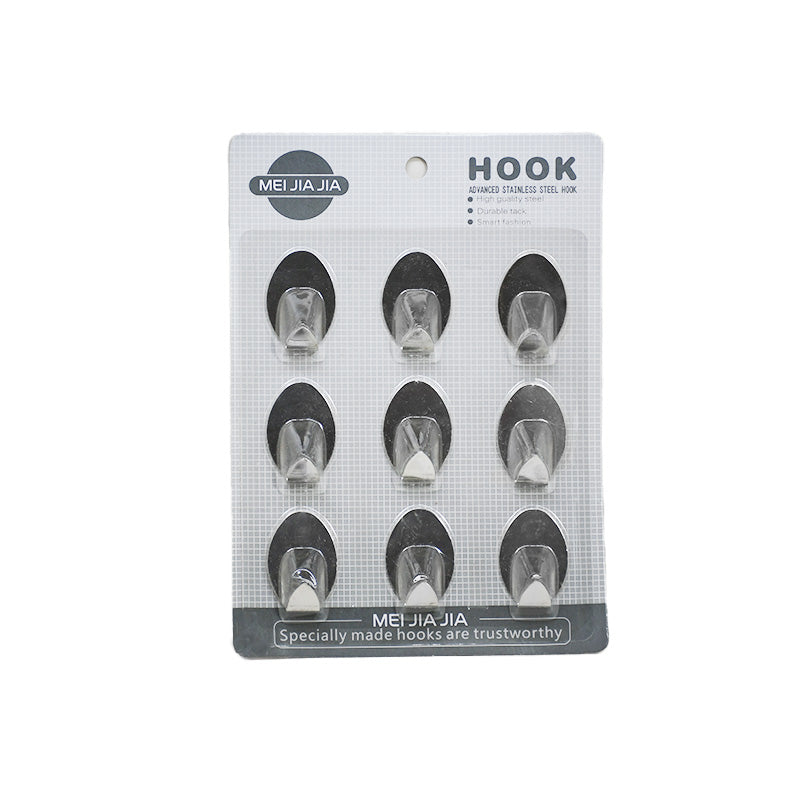 COLGADOR 9PZ OVALADO METALICO LH-3702