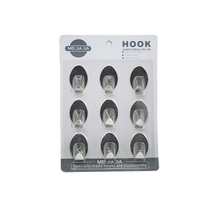 COLGADOR 9PZ OVALADO METALICO LH-3702