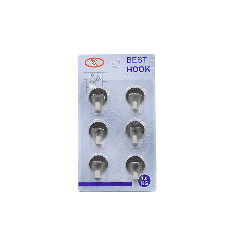 COLGADOR 6PZ REDONDO METALICO LH-3694