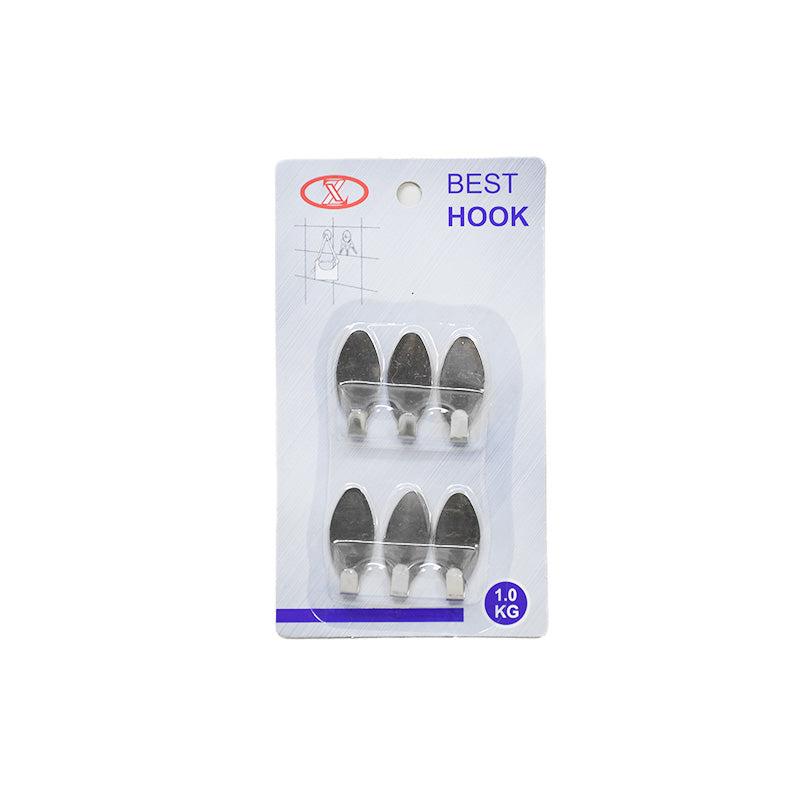 COLGADOR 6PZ OVALADO METALICO LH-3693