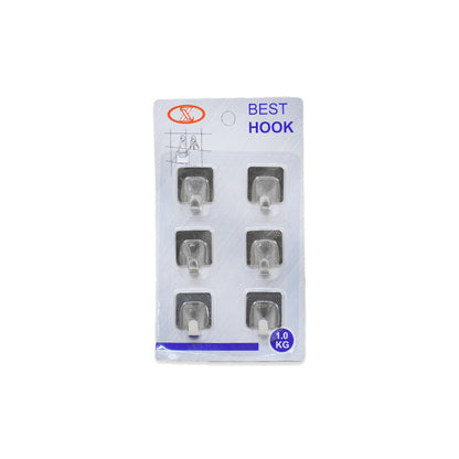 COLGADOR 6PZ CUADRADO METALICO LH-3691