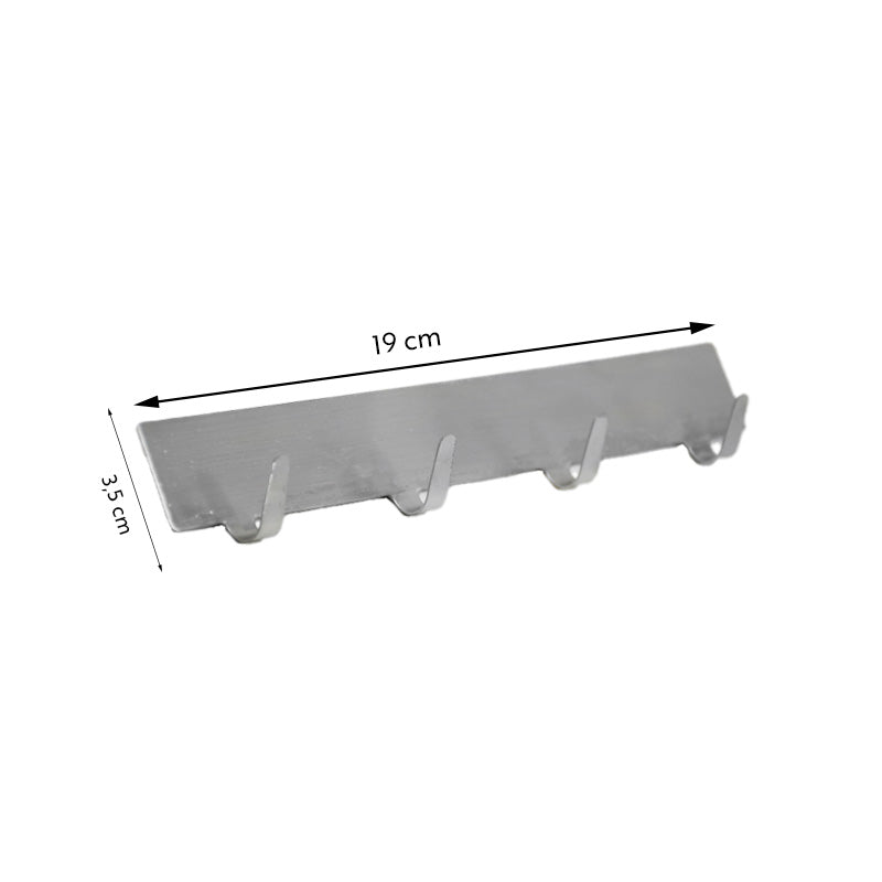 COLGADOR 4 GANCHOS METALICO LH-3689