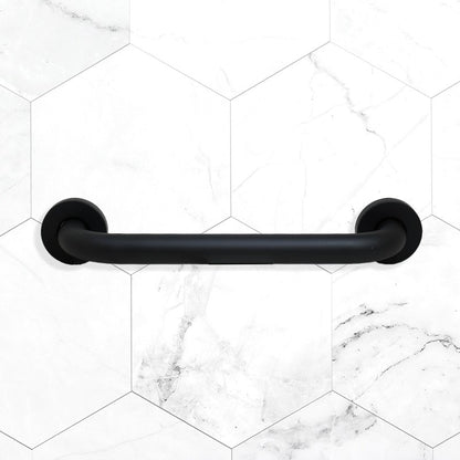 BARROTE METALICO NEGRO P/BANO LARGO 30CM LH-3432