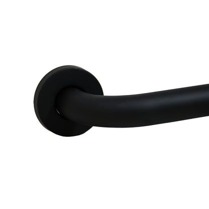 BARROTE METALICO NEGRO P/BANO LARGO 30CM LH-3432