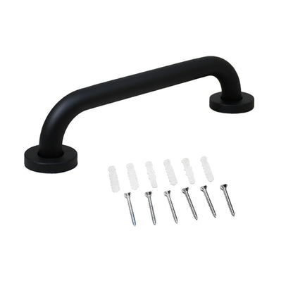 BARROTE METALICO NEGRO P/BANO LARGO 30CM LH-3432
