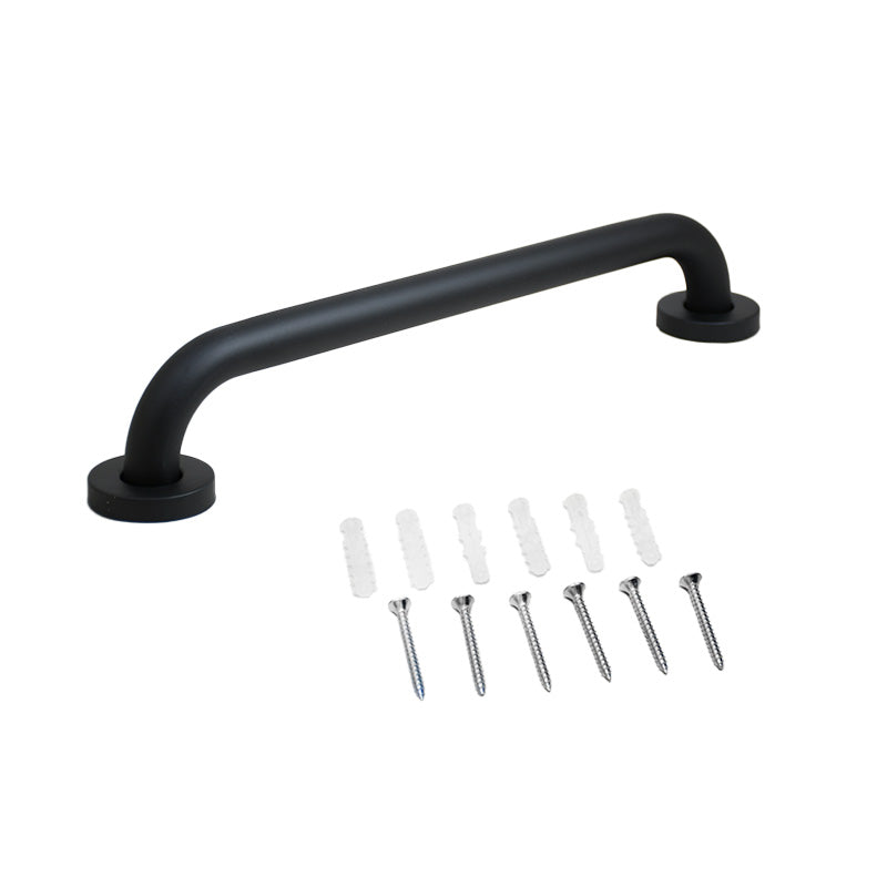 BARROTE METALICO NEGRO P/BANO LARGO 40CM LH-3433