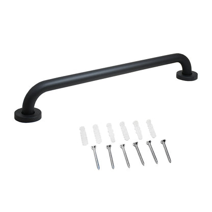 BARROTE METALICO NEGRO P/BANO LARGO 50CM LH-3434