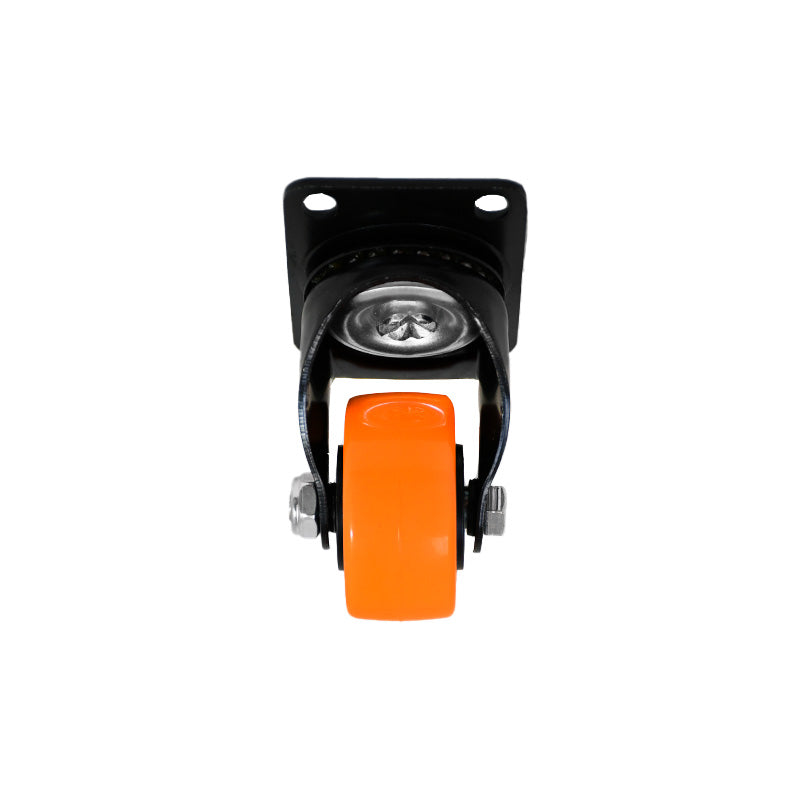 RUEDA 1.5 BASE METAL GIRAT NARANJA NEGRA LH-3451