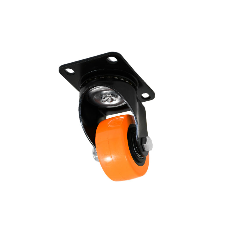 RUEDA 1.5 BASE METAL GIRAT NARANJA NEGRA LH-3451